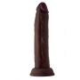 SHAFT MODEL J 7.5 INCH LIQUIDE SILICONE DONG MAHOGANY - 3