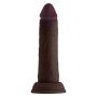 SHAFT MODEL J 6.5 INCH LIQUIDE SILICONE DONG MAHOGANY - 2