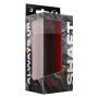 SHAFT MODEL J 6.5 INCH LIQUIDE SILICONE DONG MAHOGANY - 4