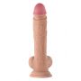 SHAFT MODEL A 10.5 INCH LIQUID SILICONE DONG WITH BALLS PINE - 2