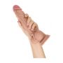 SHAFT MODEL A 10.5 INCH LIQUID SILICONE DONG WITH BALLS PINE - 4