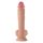 SHAFT MODEL A 10.5 INCH LIQUID SILICONE DONG WITH BALLS PINE