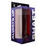 SHAFT MODEL A 10.5 INCH LIQUID SILICONE DONG WITH BALLS MAHOGANY - 4