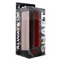 SHAFT MODEL J 9.5 INCH LIQUID SILICONE DONG MAHOGANY - 4