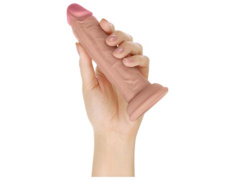 SHAFT MODEL J 5.5 INCH LIQUID SILICONE DONG PINE - 5