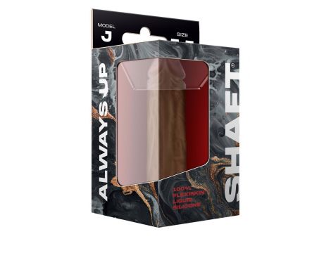 SHAFT MODEL J 5.5 INCH LIQUID SILICONE DONG OAK - 4