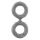 SHAFT DOUBLE C-RING SMALL GRAY