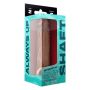 SHAFT SHEATH MODEL F 6.9 INCH LIQUID SILICONE SLEEVE OAK - 5