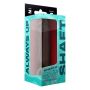 SHAFT SHEATH MODEL F 6.9 INCH LIQUID SILICONE SLEEVE MAHOGANY - 6