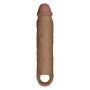 SHAFT SHEATH MODEL F SIZE 1 7.8 INCH LIQUID SILICONE SLEEVE OAK - 6