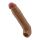 SHAFT SHEATH MODEL F SIZE 1 7.8 INCH LIQUID SILICONE SLEEVE OAK