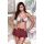 2-PIECE SCHOOL GIRL UNIFORM WHITE-RED