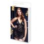 LACE BABYDOLL 1 PC BLACK, XL - 6