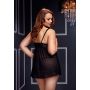 SHEER BABYDOLL W/OPEN CUP BRA PANT, XL - 3
