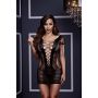CORSET FRONT LACE MINI DRESS, OS - 3