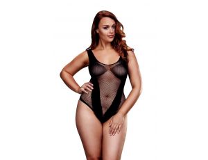 FISHNET JAQUARD V TEDDY, XL