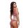 WHITE FLORAL & LACE TEDDY, M/L