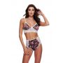 GREY FLORAL & LACE BRA SET, M/L - 3