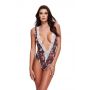 GREY FLORAL & LACE TEDDY, M/L - 2