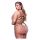 2PC STRAPPY LACE BRA & PANTY SET BLACK, QUEEN