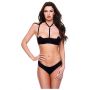 BACI 2PC SEXY QUARTER CUP BRA & GSTRING SET BLACK, M/L - 3