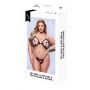 BACI 2 PCS PEEK-A-BOO BRA & CROTCHLESS G-STRING SET BLACK , Q - 6