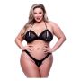BACI 2PC PEEKABOO BRA & CROTCHLESS GSTRING SET, QUEEN - 3