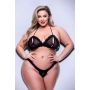 BACI 2PC PEEKABOO BRA & CROTCHLESS GSTRING SET, QUEEN - 2