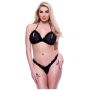 BACI 2PC PEEKABOO BRA & CROTCHLESS GSTRING SET, M/L - 3