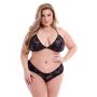BACI 2 PCS ECO BRA & PANTY SET BLACK , Q - 2