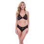 BACI 2 PCS ECO BRA & PANTY SET BLACK, S/M - 2