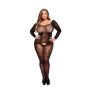 LONGSLEEVE CROTCHLESS BODYSTOCKING, XL - 4