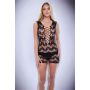 BACI CORSET FRONT LACE MINI DRESS BLACK, OS - 3