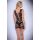 BACI CORSET FRONT LACE MINI DRESS BLACK, OS