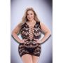 BACI CORSET FRONT LACE MINI DRESS BLACK, QUEEN - 3