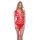 BACI CORSET FRONT LACE MINI DRESS RED, OS