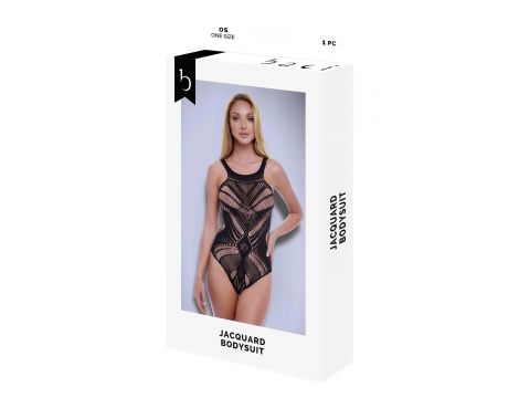BACI JACQUARD BODYSUIT BLACK, OS - 5