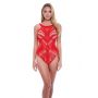 BACI JACQUARD BODYSUIT RED, OS - 2