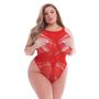 BACI JACQUARD BODYSUIT RED, QUEEN - 4