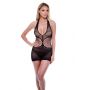BACI HALTER MINI DRESS BLACK, OS - 2