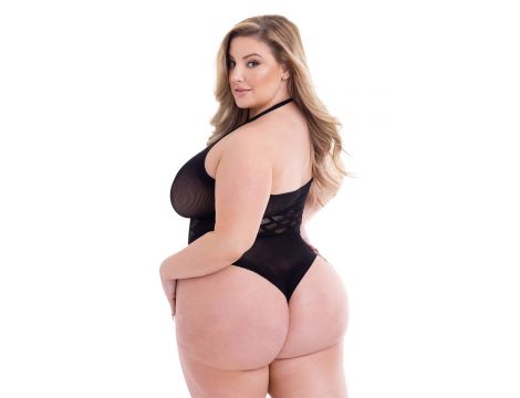 BACI JACQUARD BODYSUIT BLACK, QUEEN - 3