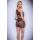 BACI DIAMONTE NET MINI DRESS BLACK, OS