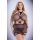BACI DIAMONTE NET MINI DRESS BLACK, QUEEN