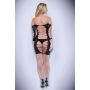 BACI CORSET FRONT LONG SLEEVE MINI DRESS BLACK, OS - 3
