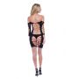 BACI CORSET FRONT LONG SLEEVE MINI DRESS BLACK, OS - 2