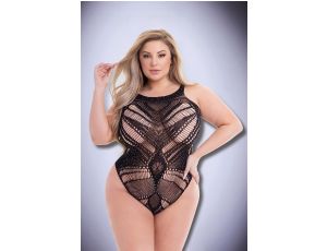 BACI DIAMONTE BODYSUIT BLACK, QUEEN