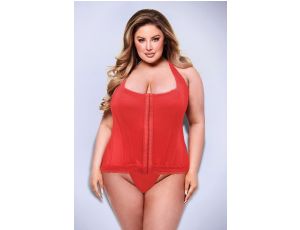 BACI BUSTIER  RED, 1X/2X