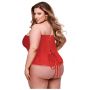 BACI BUSTIER  RED, 1X/2X - 4