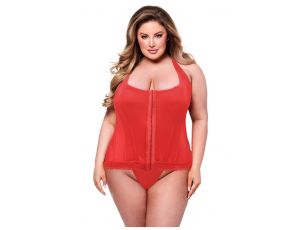 BACI BUSTIER RED, 3X/4X
