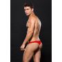 MICROFIBER LOWRISE ZIP THONG RED, L/XL - 3